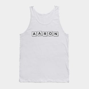 Aaron in Scrabble Letter Tank Top